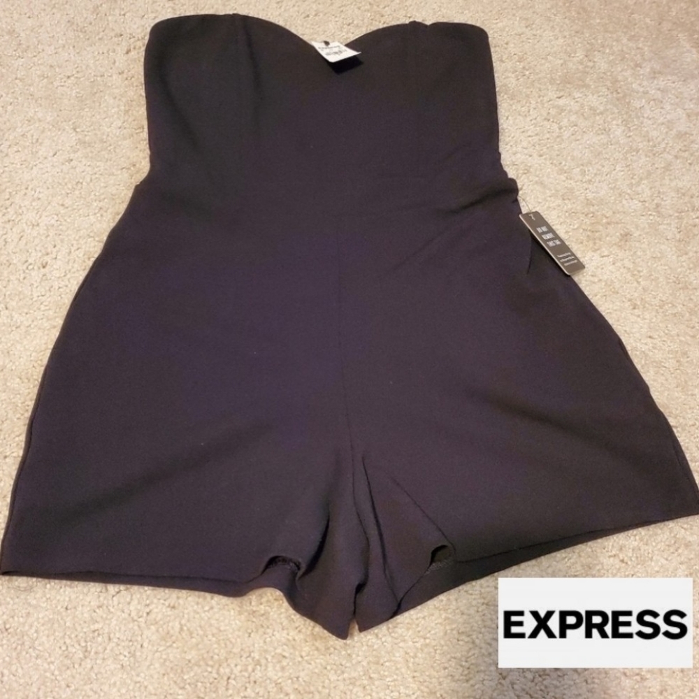Express sleeveless shorts jumper